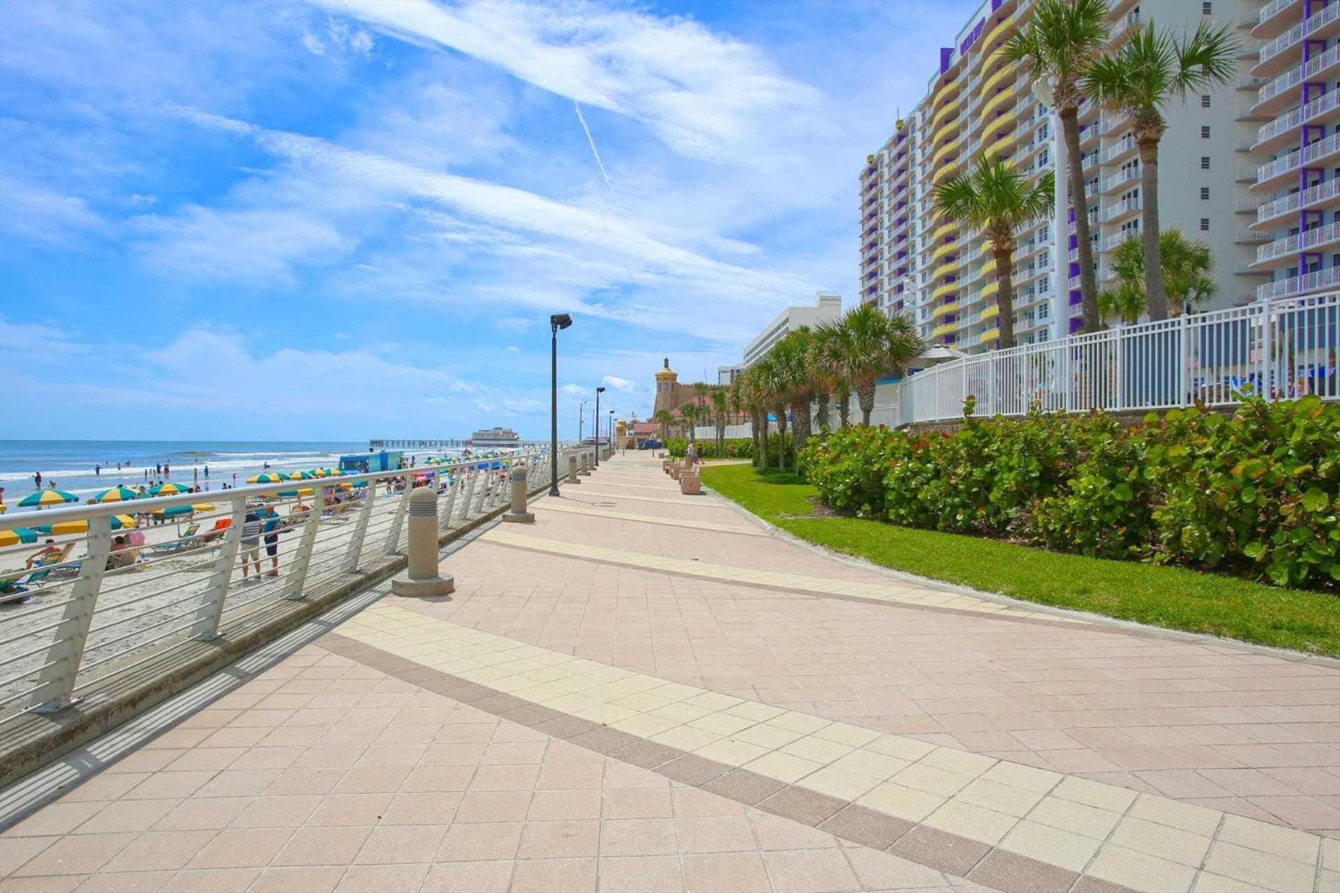 Luxury 2Br Dbl Balcony Direct Ocean Wyndham Resort Daytona Beach Exterior foto