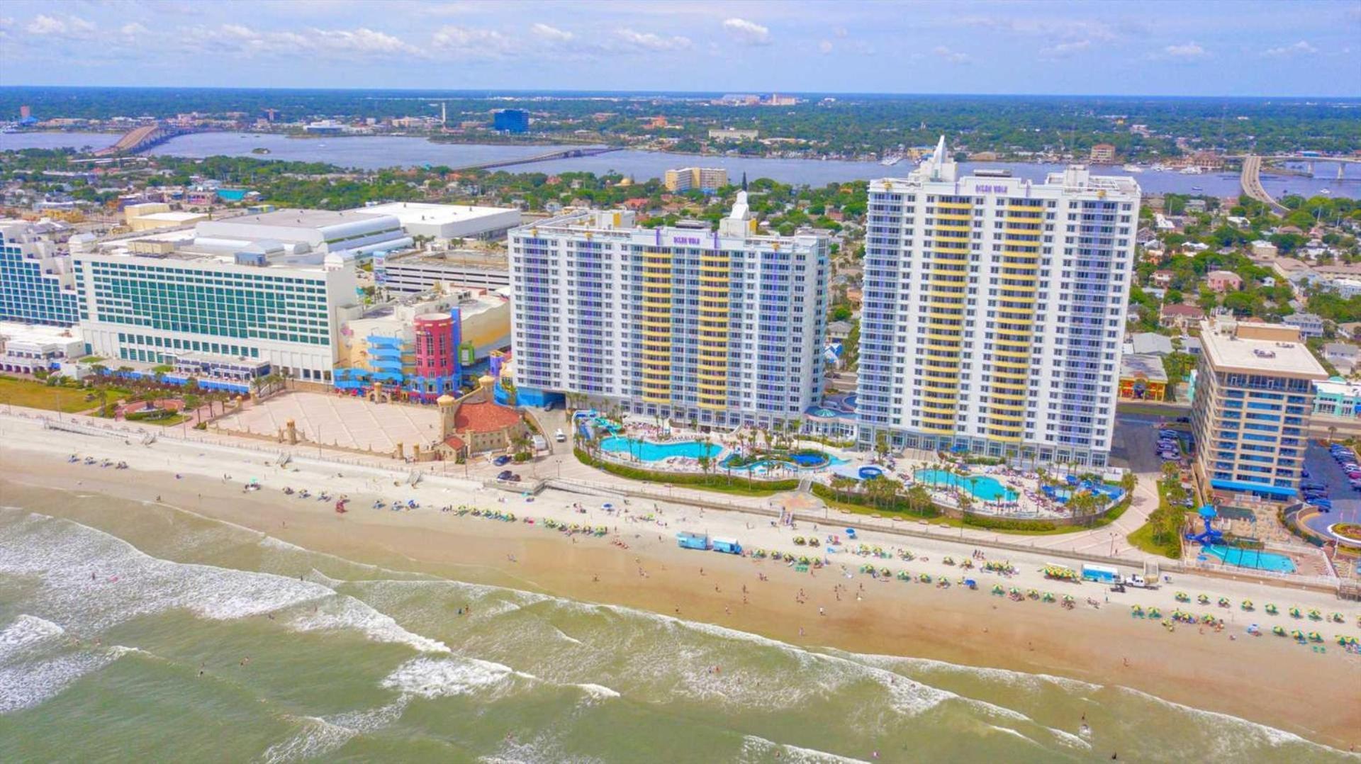 Luxury 2Br Dbl Balcony Direct Ocean Wyndham Resort Daytona Beach Exterior foto