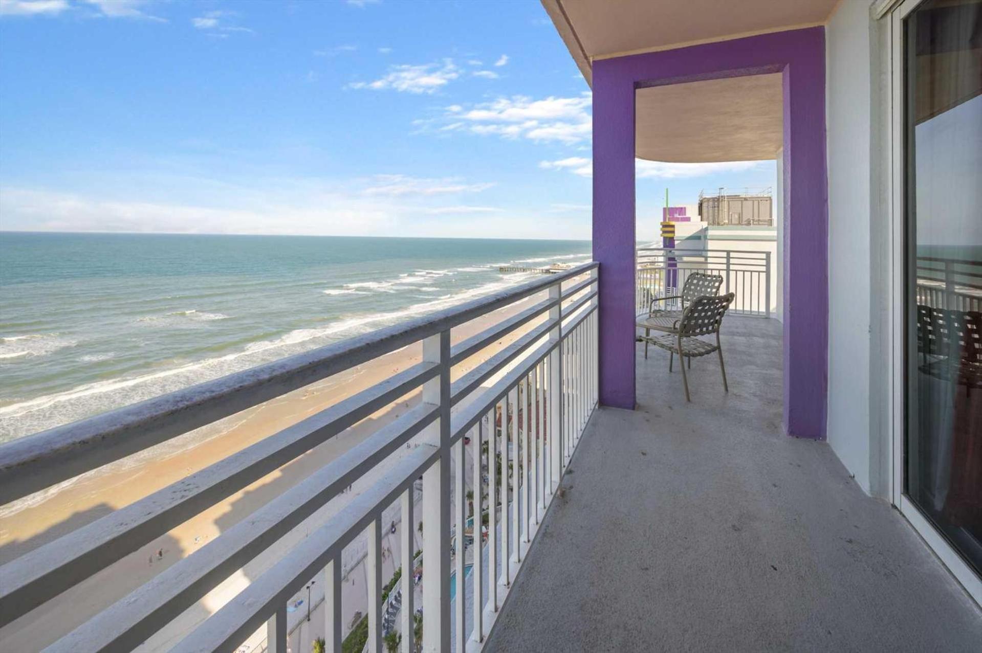 Luxury 2Br Dbl Balcony Direct Ocean Wyndham Resort Daytona Beach Exterior foto